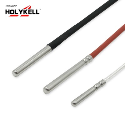 Holykell high temp 2 wire pt10000 probe sensor hydraulic oil